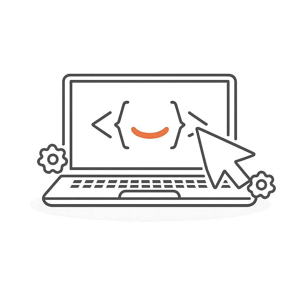 Illustrazione per sito web di sviluppo software